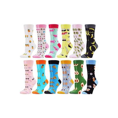 Women Mid Length Socks Spring Autumn Styles Pure Cotton Socks 