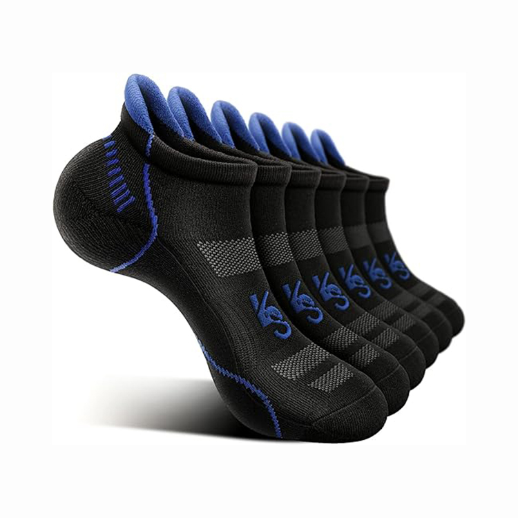 Cushioned Athletic Anti-Blister Ankle Cotton Socks for Adults