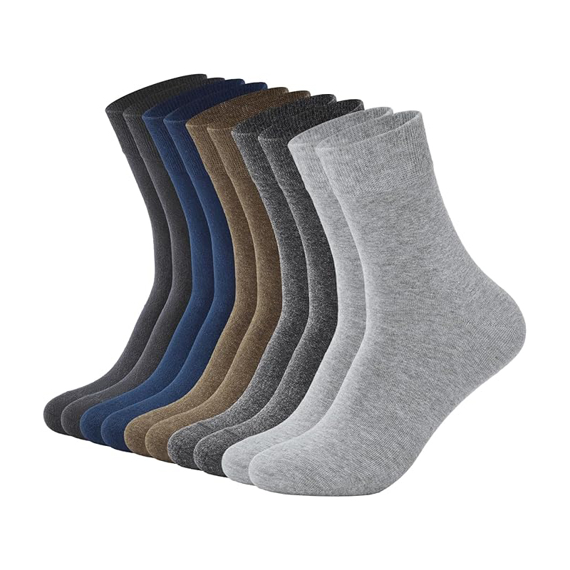 Wholesale New Fashion Custom Logo Cotton Crew Socks for Men